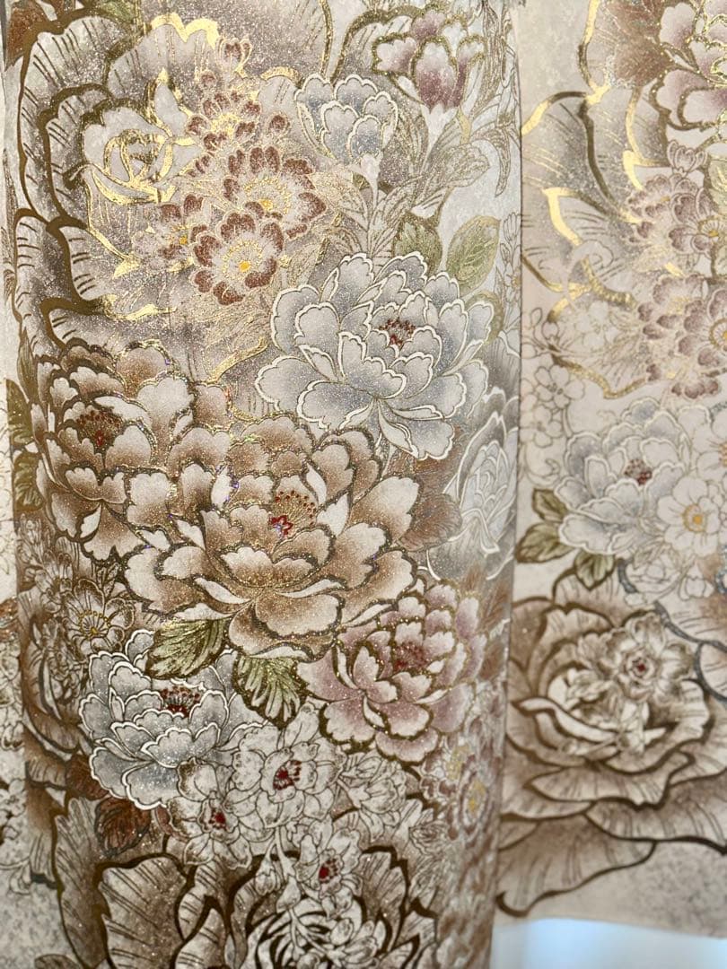 高級振袖　白生地　フルセット　すぐ発送可能