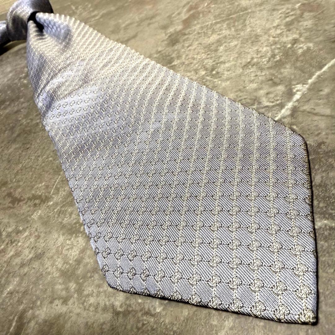 【✨美品✨】 GUCCI グッチ ネクタイ インターロッキング GG柄 結婚式