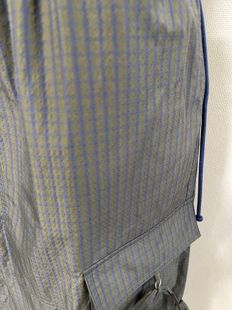 MAISON SPECIAELオリーブグリーン カーゴパンツ サイドポケット付き