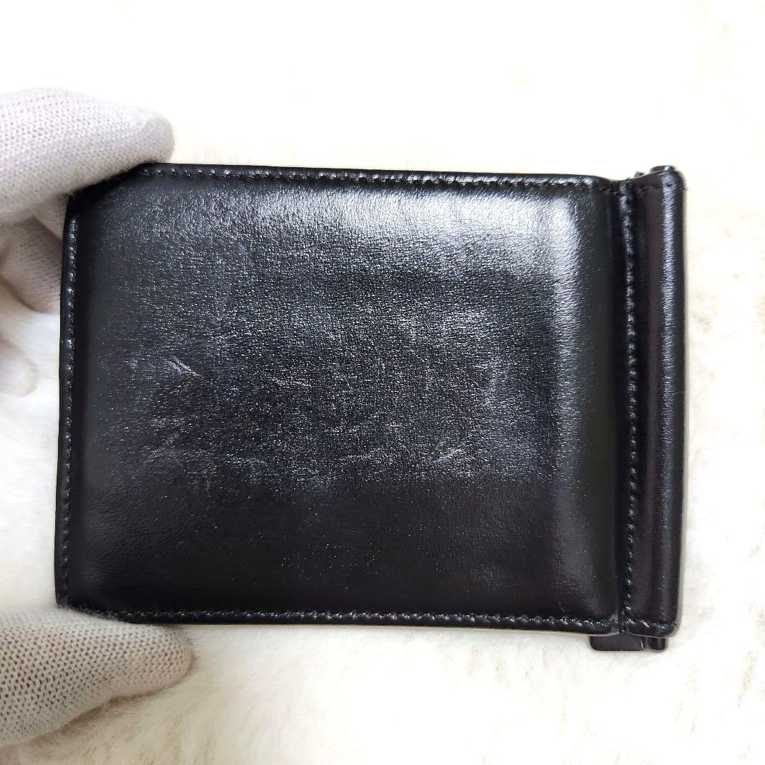 ✨極美品　付属品完備✨サンローラン　マネークリップ　YSL ロゴ　ブラック