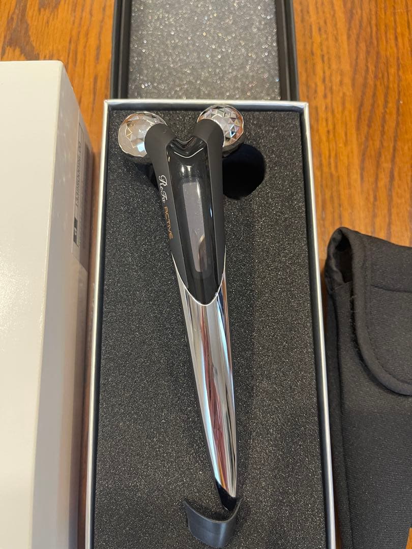 ReFa ACTIVE 美顔器 シルバー ブラック　ローラー