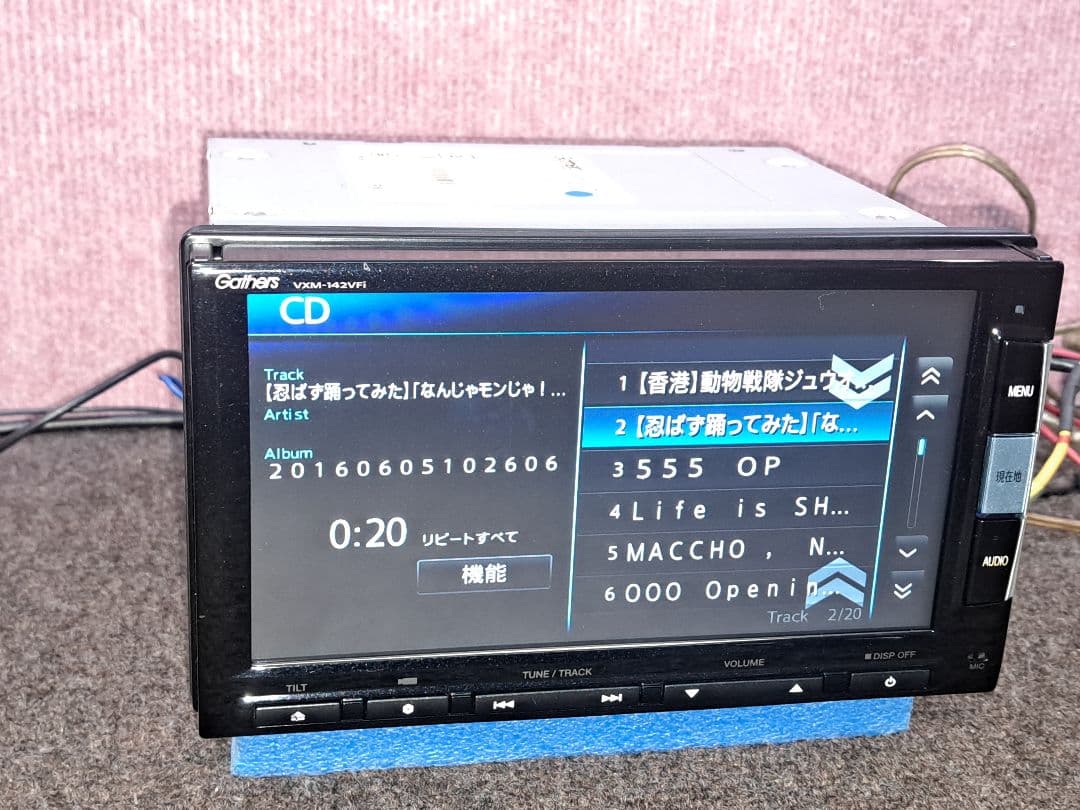 2016年版地図★ホンダ純正 VXM-142VFi BT・地デジTV★動作良好