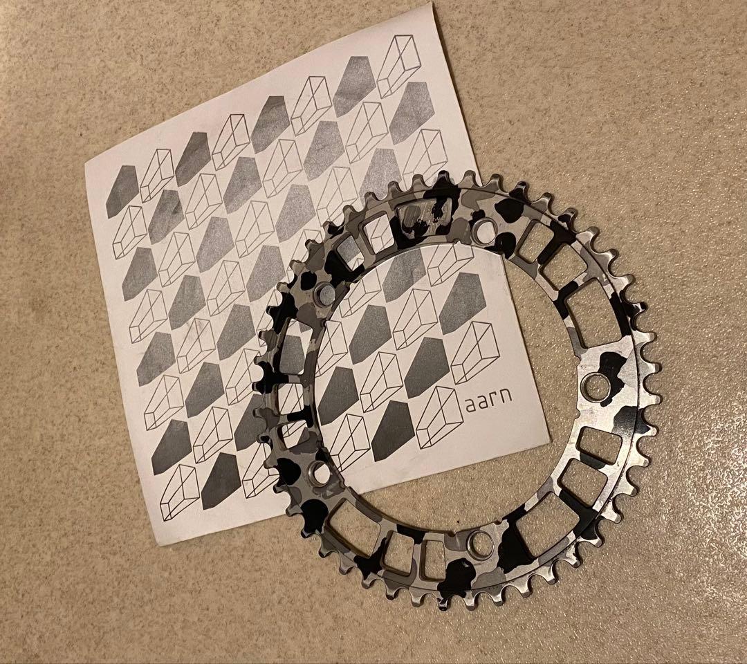 パーツ AARN track chainring camo 47T PCD144