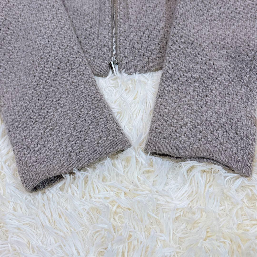 美品 フォクシー　カシミヤ混パーカー　SEA BREEZE PARKA 40