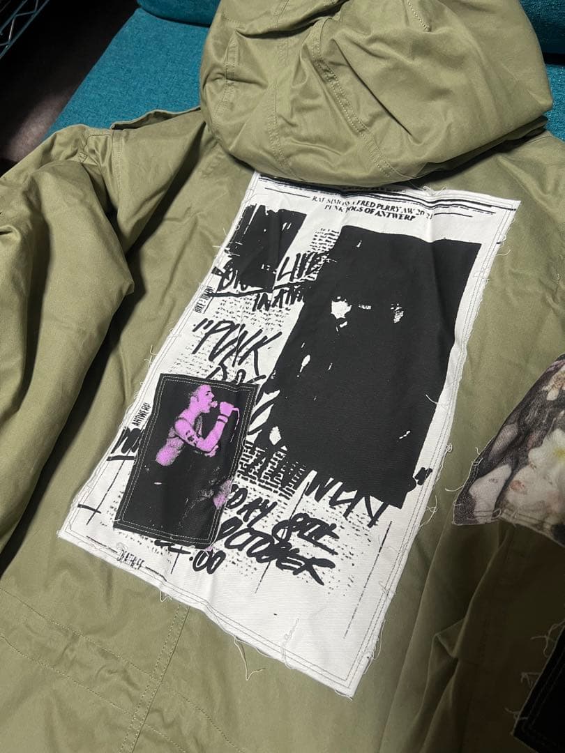 RAF SIMONS × FRED PERRY　ライナー付き モッズコート