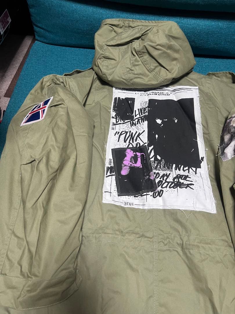 RAF SIMONS × FRED PERRY　ライナー付き モッズコート