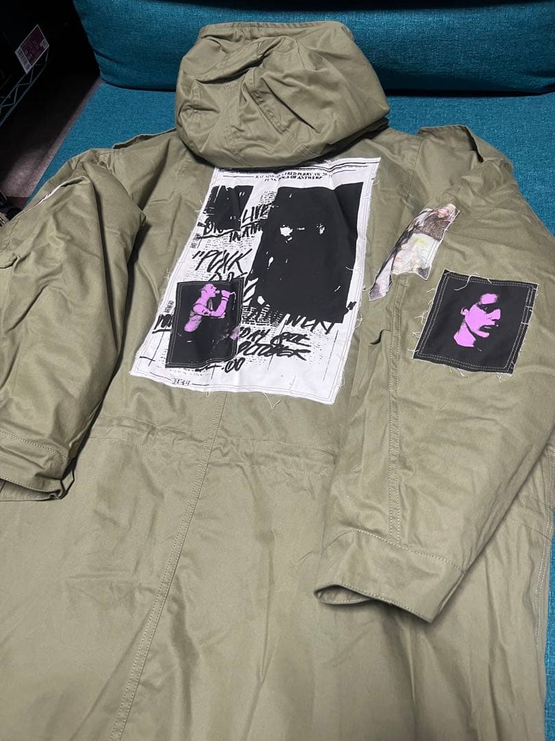 RAF SIMONS × FRED PERRY　ライナー付き モッズコート