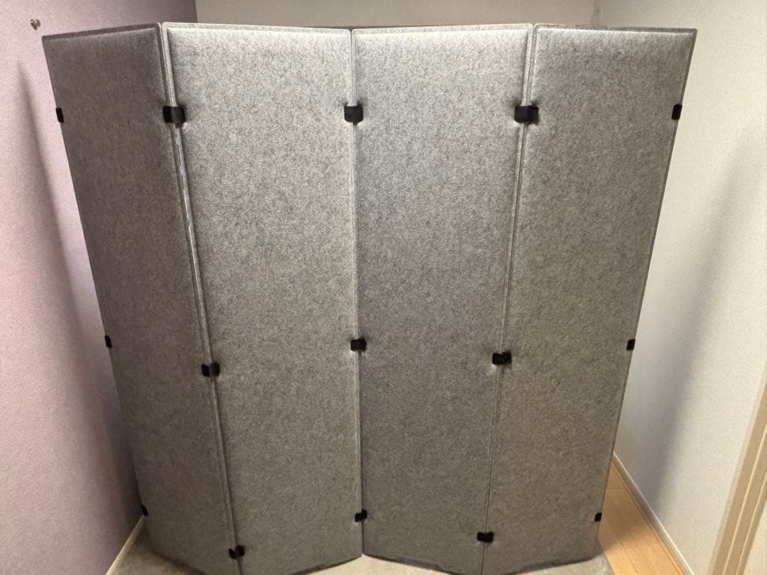 そ*と様 MUTE 吸音パーテーション 間仕切り 180cm グレー 4枚セット