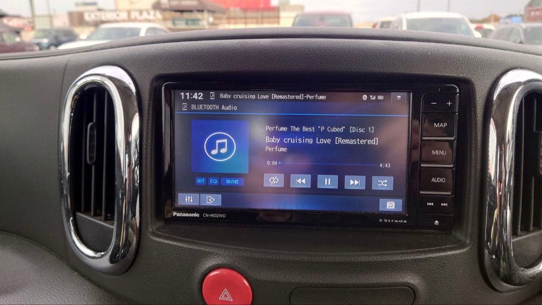 カーナビ　ストラーダ　CN-HE02WD　パナソニック　バックカメラ付き