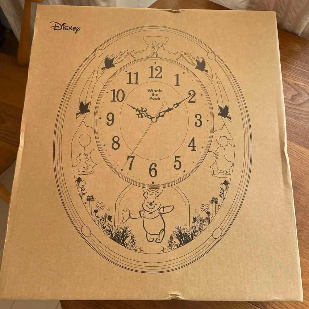 プーさん 掛時計 Winnie the Pooh 掛時計 オーバル型