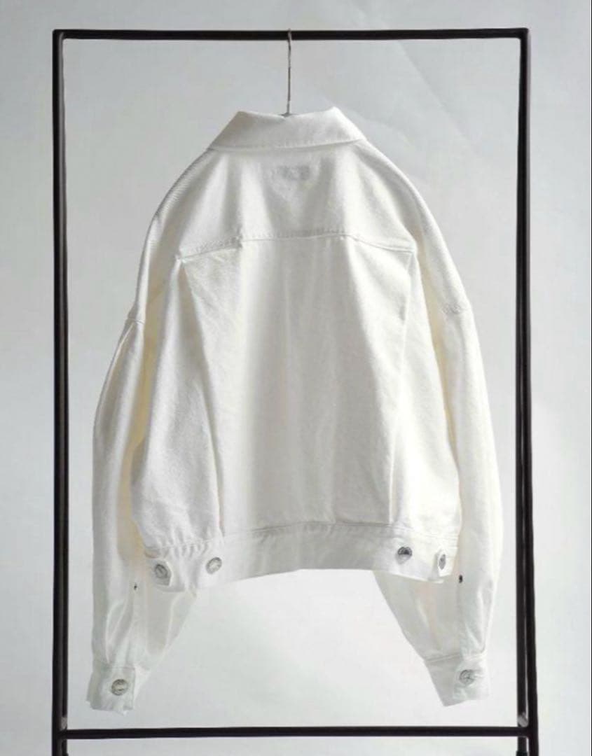 美品⭐︎ HYKE（ハイク）　バルーンスリーブジャケット　White 2