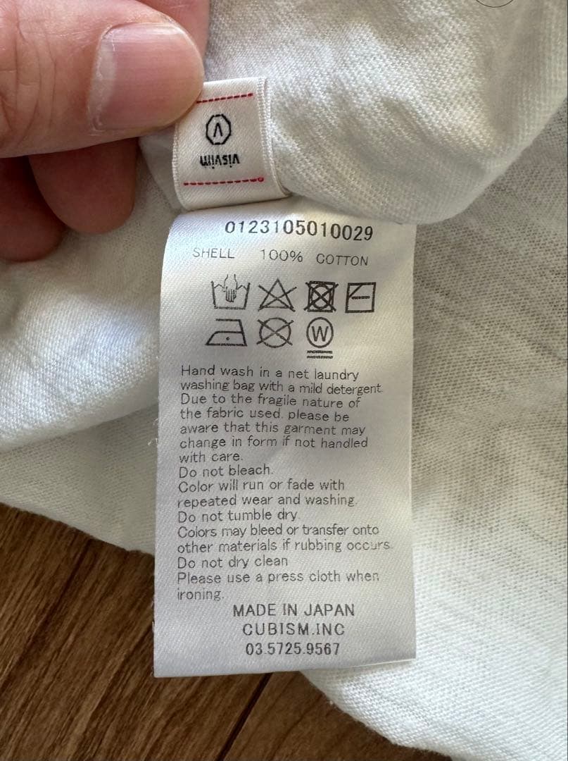 トップス visvim JUMBO TEE S/S BUCKLE UP