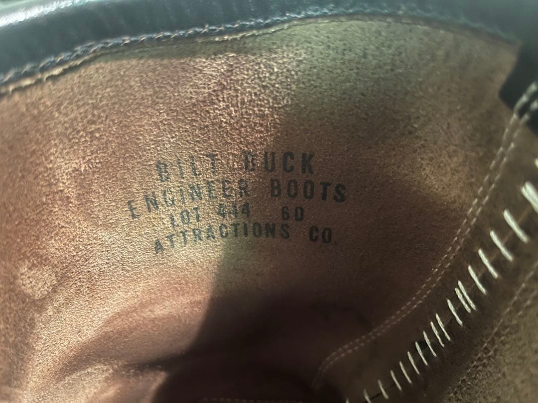 biltbuck エンジニア444 6D ゴールドバックル 24cm