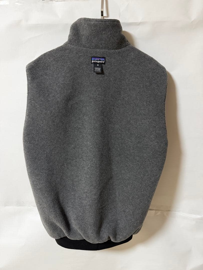 ’98 パタゴニア シェルドシンチラベスト 28501 ナイロン×フリースベスト