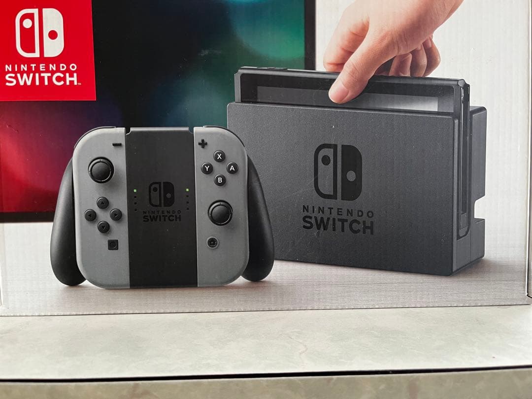 Nintendo Switch グレー本体※特典あり 箱あり【即日発送】