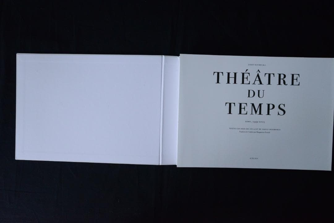【Theatre du temps: Josef Koudelka】★新品未読品