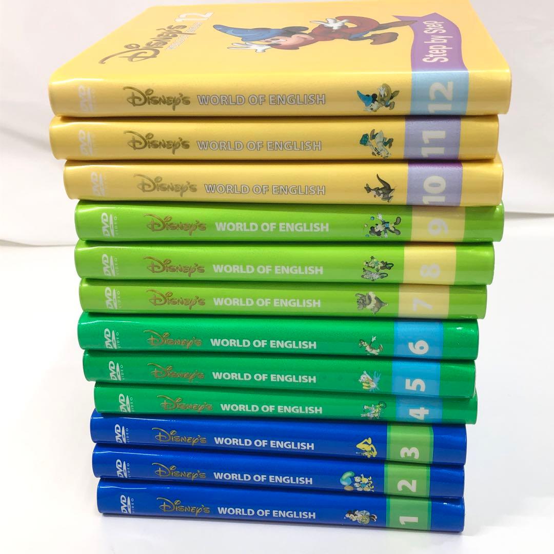 Disney's WORLD OF ENGLISH DWE DVD 36本セット