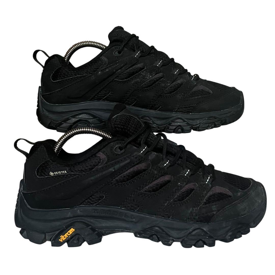 【美品】MERRELL 24 モアブ3 ゴアテックス vibram 厚底 黒