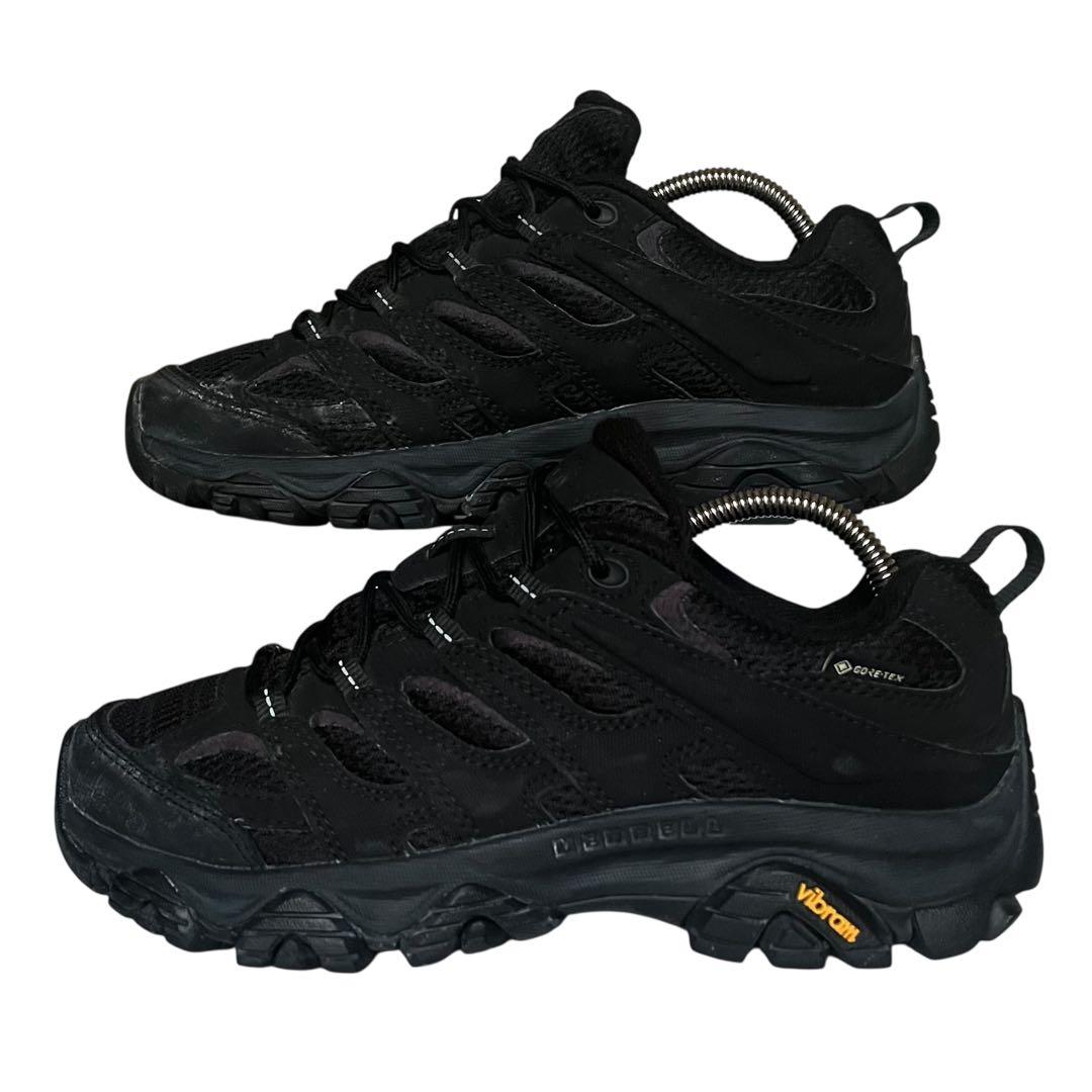 【美品】MERRELL 24 モアブ3 ゴアテックス vibram 厚底 黒