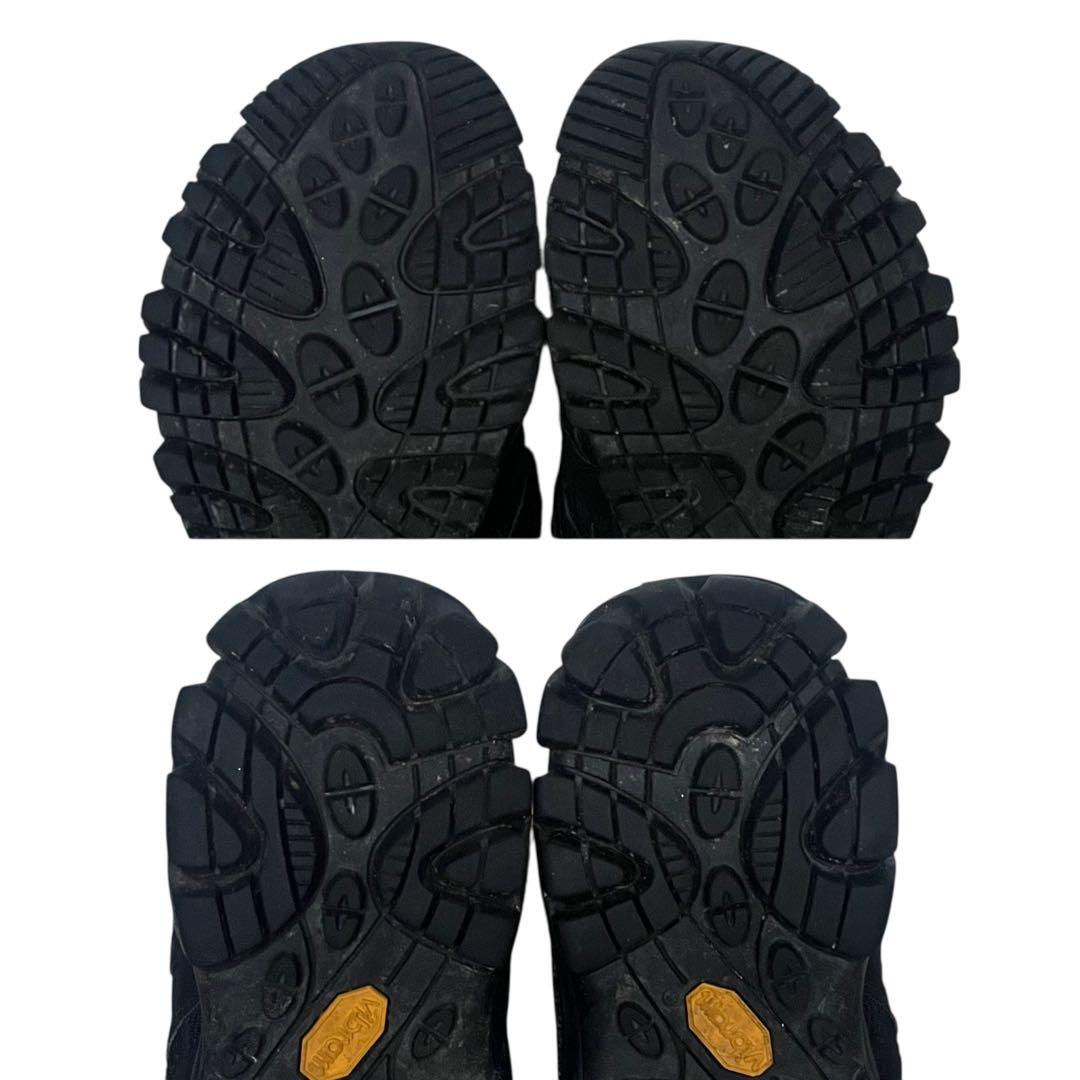 【美品】MERRELL 24 モアブ3 ゴアテックス vibram 厚底 黒