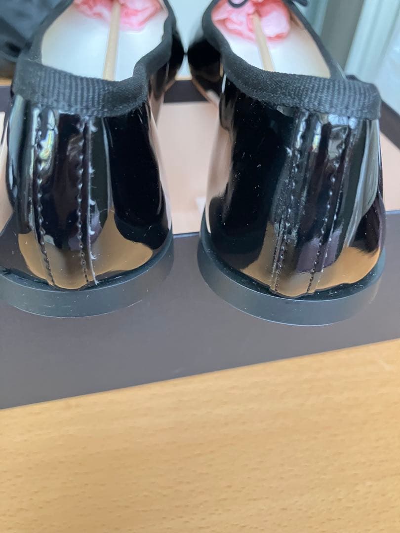 超美品　repetto ブラック バレエシューズ　38