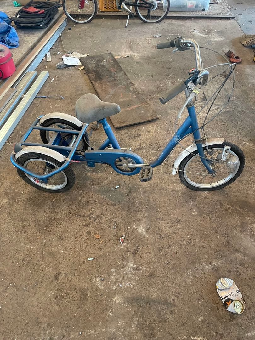 タ*ン様 SWING CHARLIE 三輪自転車 青 送料込み　タイヤのむしゴム