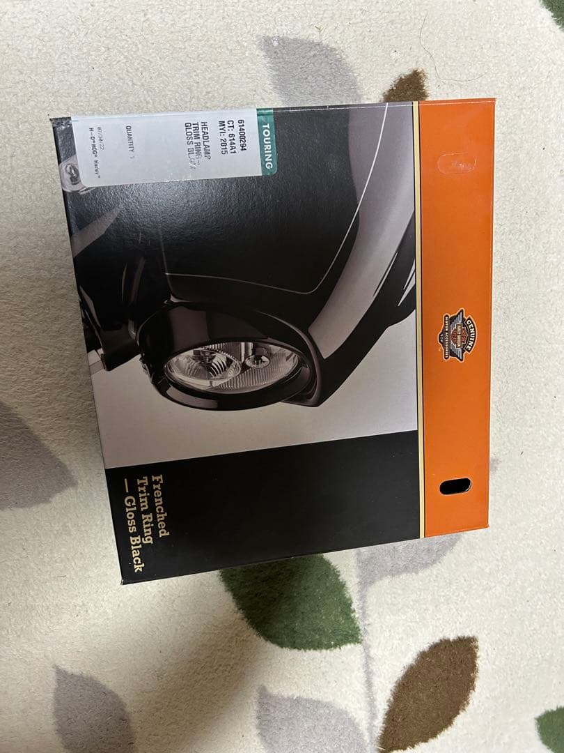 Harley-Davidson純正オプション　ヘッドライトトリムリング