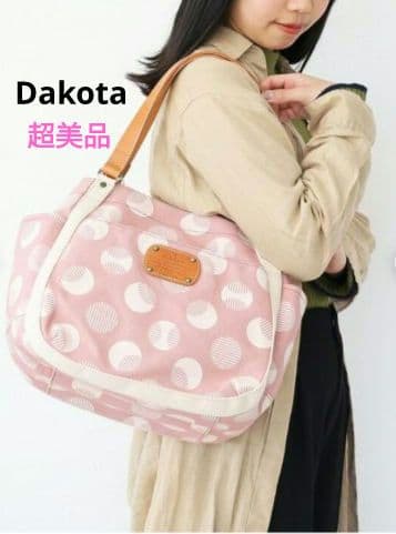 お値下げ！Dakota ダコタ　ピットトートバッグ　ピンク　超美品