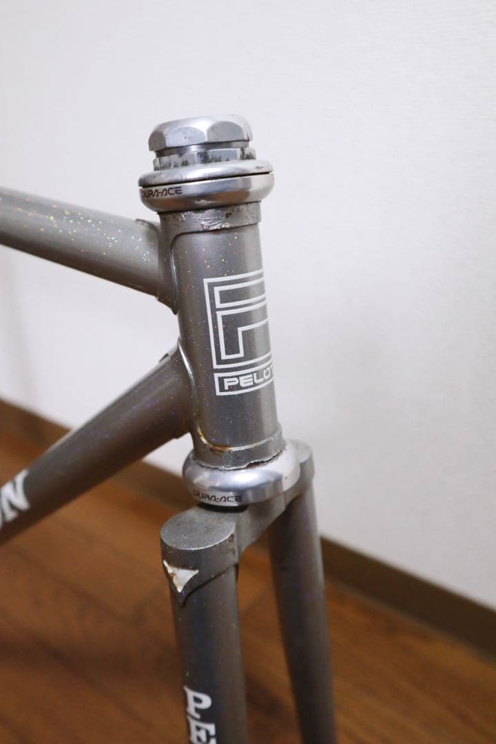 PELOTON プロトン　シルバー ラメ　ピストフレーム