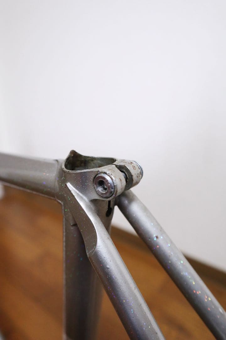 PELOTON プロトン　シルバー ラメ　ピストフレーム