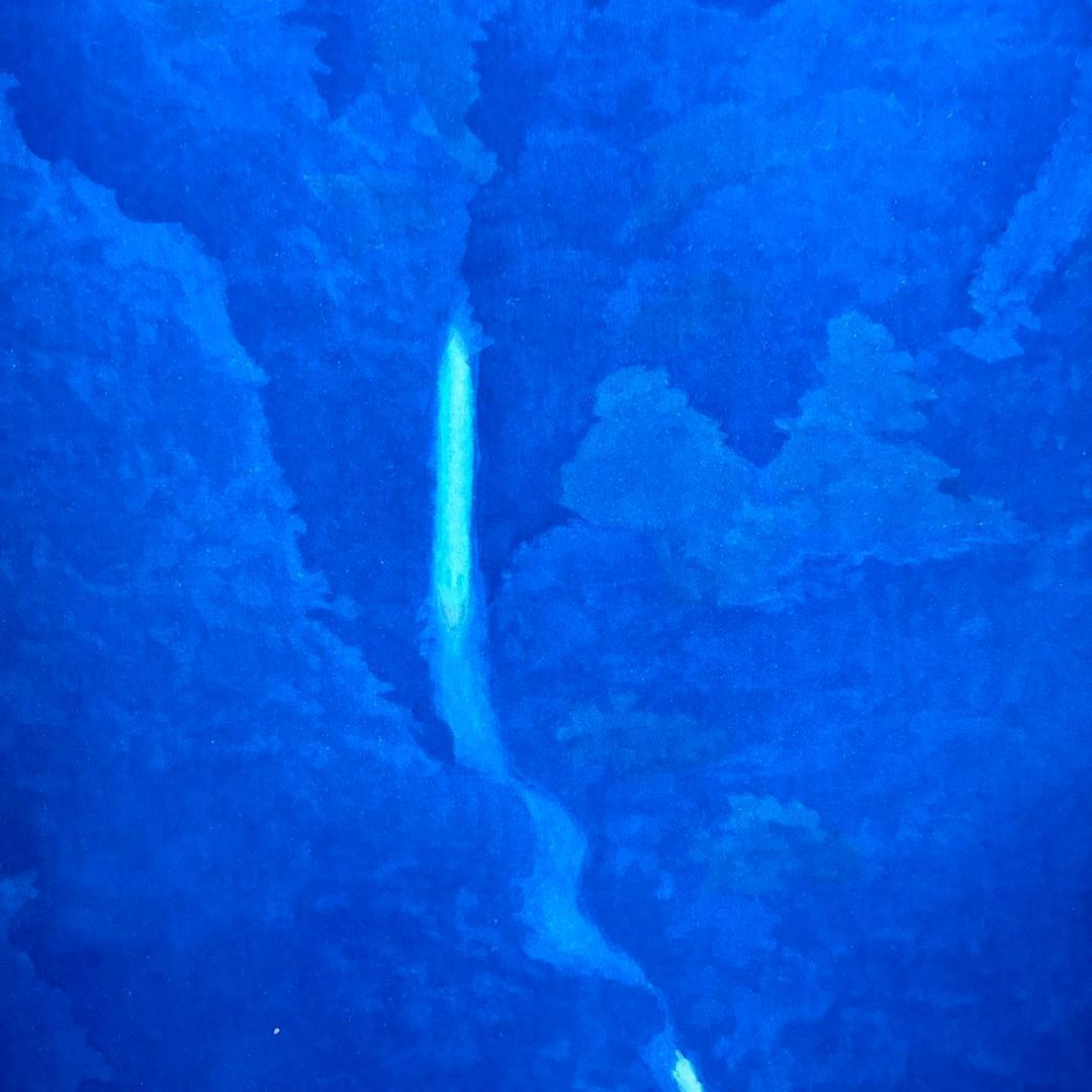 東山魁夷「夕静寂」木版画 アダチ版画 マージンに銘有 昭和を代表する日本画家