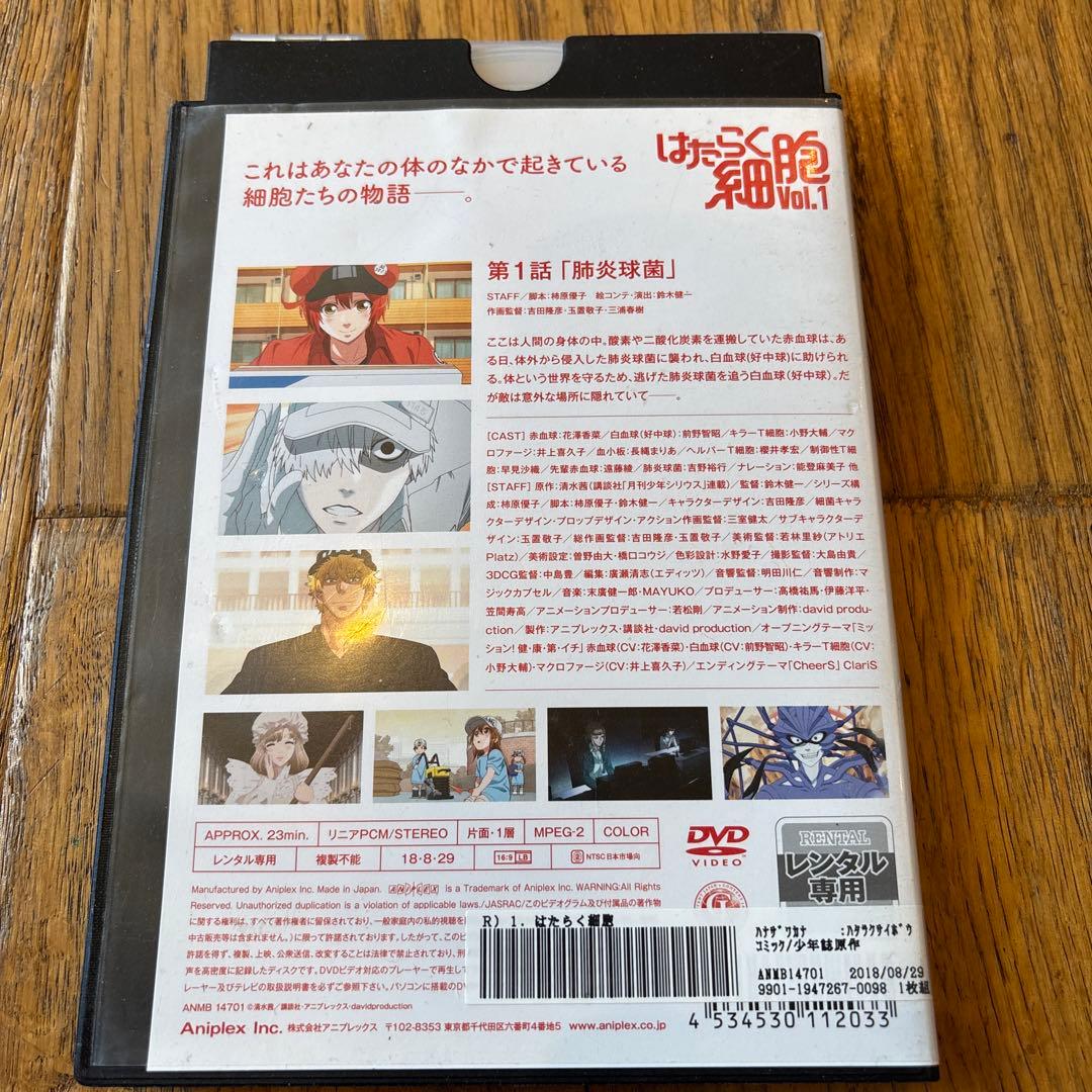 はたらく細胞　DVD 全7巻　特別編付