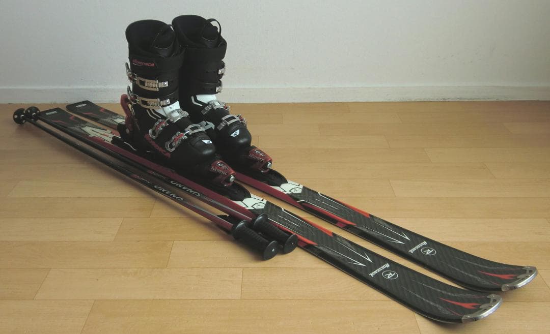 ■■送料無料■ロシニョール■メンズスキーセット■170/28-28.5■メンテ付