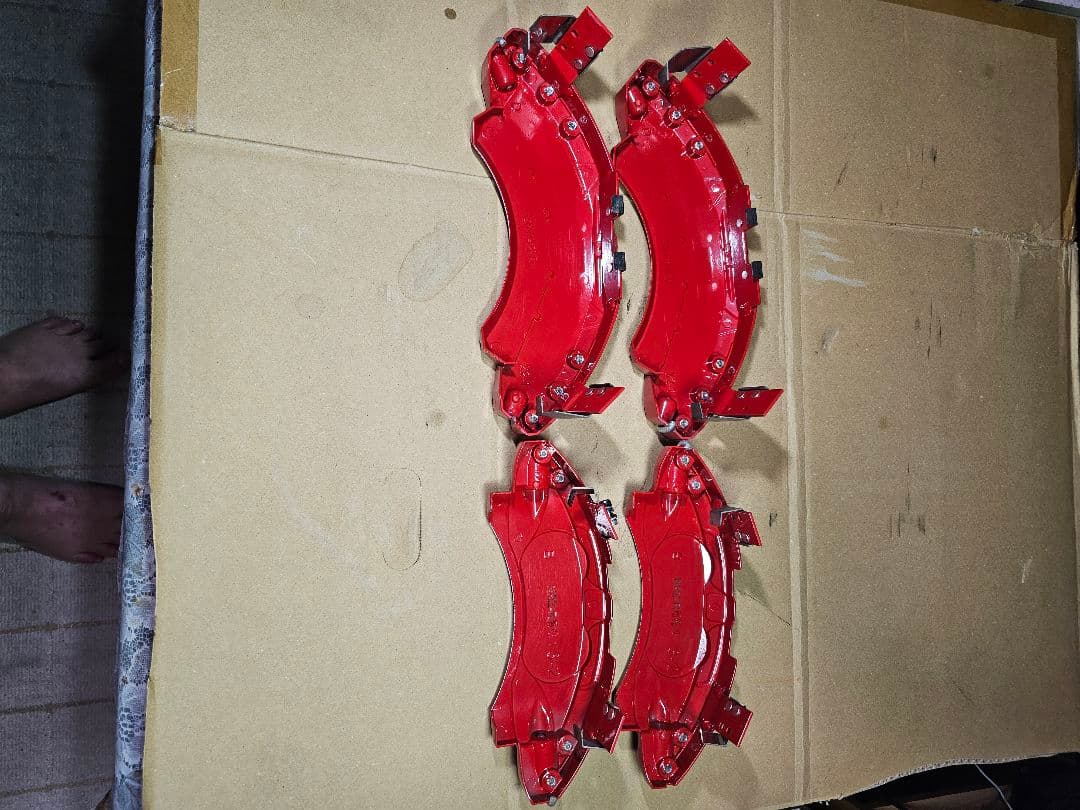 AOOA RACING 210系マジェスタ 赤 キャリパー カバー4個セット