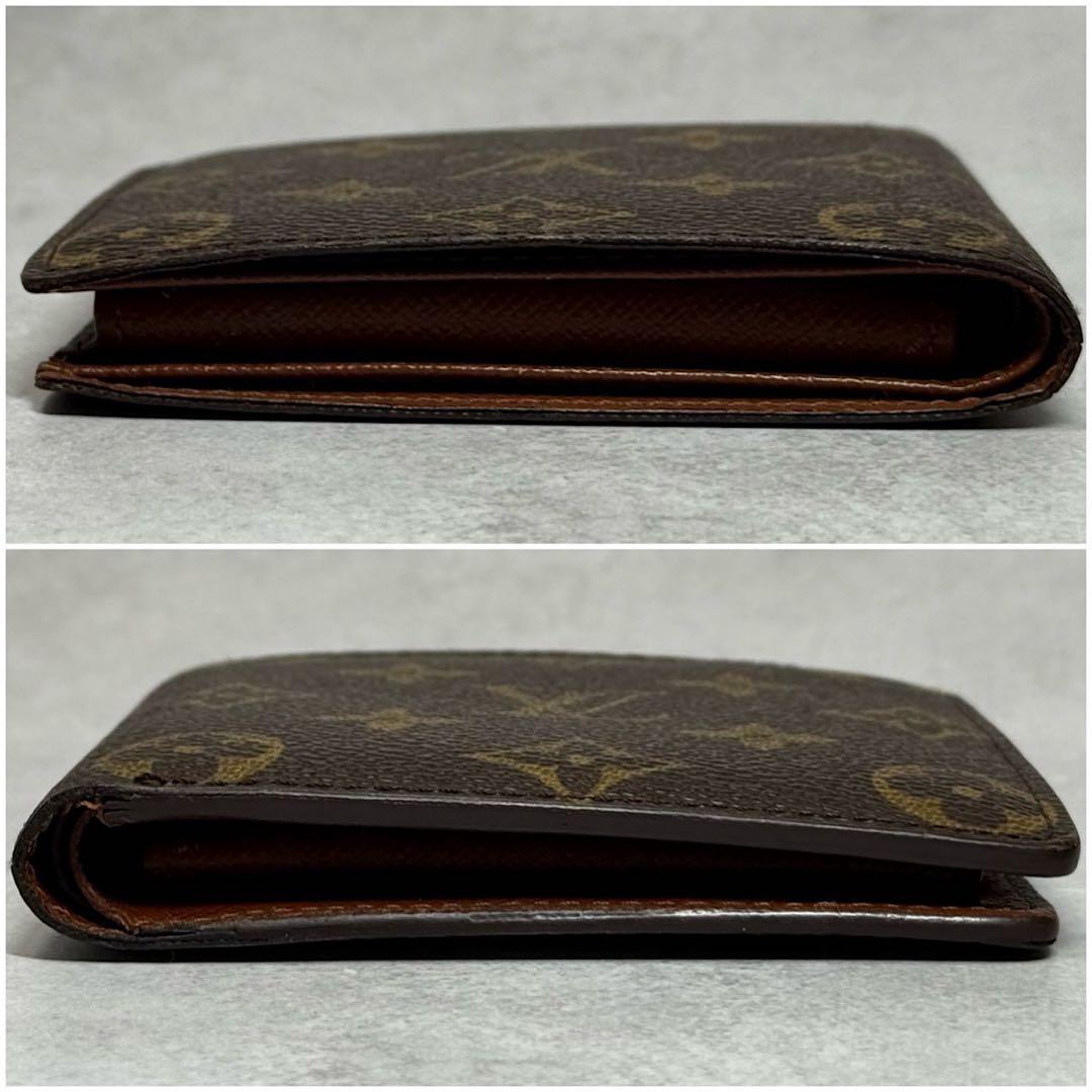 美品 定価8.6万 ルイヴィトン モノグラム ポルトフォイユマルコ 二つ折り財布