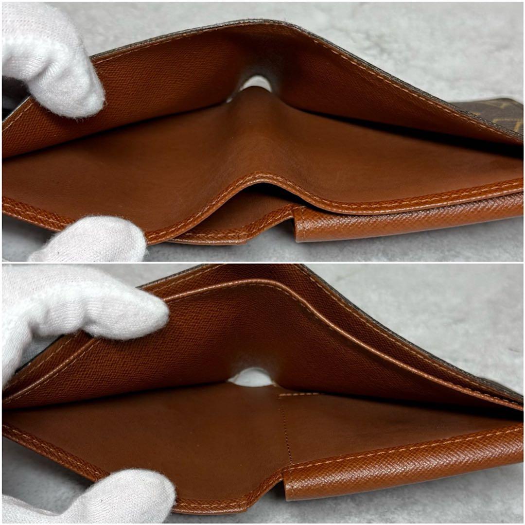 美品 定価8.6万 ルイヴィトン モノグラム ポルトフォイユマルコ 二つ折り財布