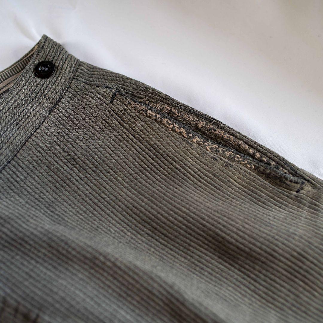 30s-40s ユーロヴィンテージ フレンチ コットンピケパンツ