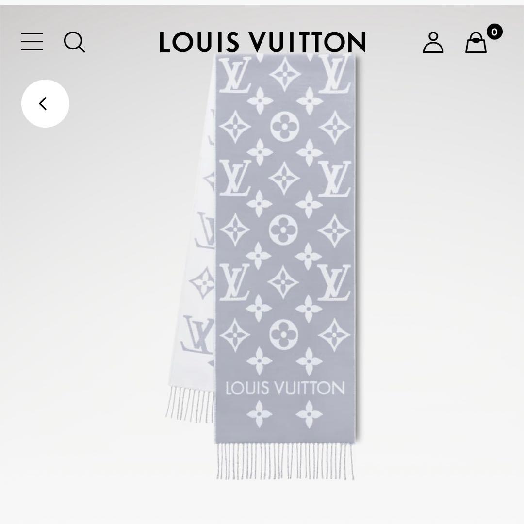 ルイヴィトン マフラー・LVエセンシャル グリクレール モノグラム 正規品