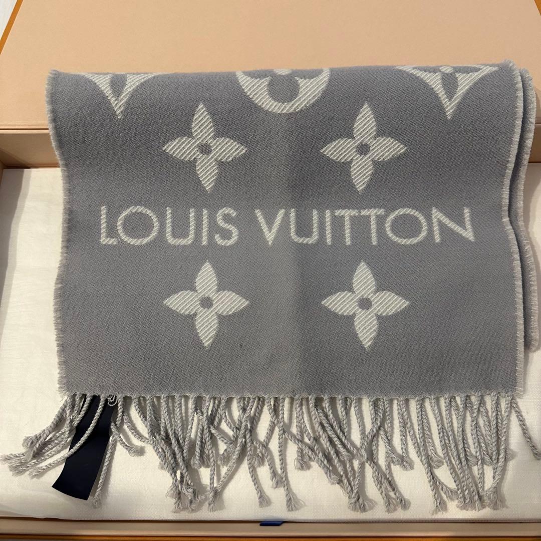 ルイヴィトン マフラー・LVエセンシャル グリクレール モノグラム 正規品