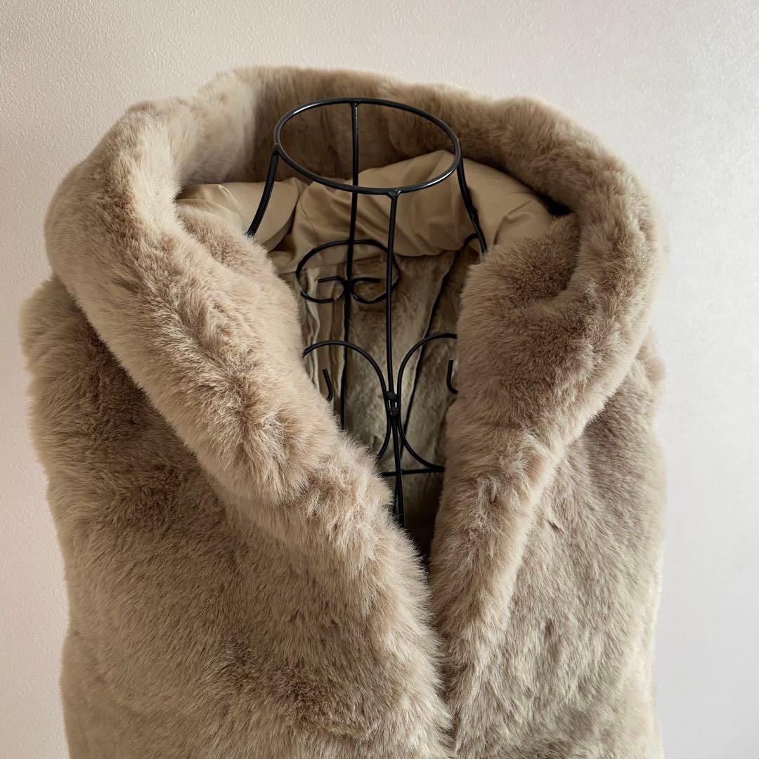 【新品】YAMADAYA Vin フーデッドファーベスト