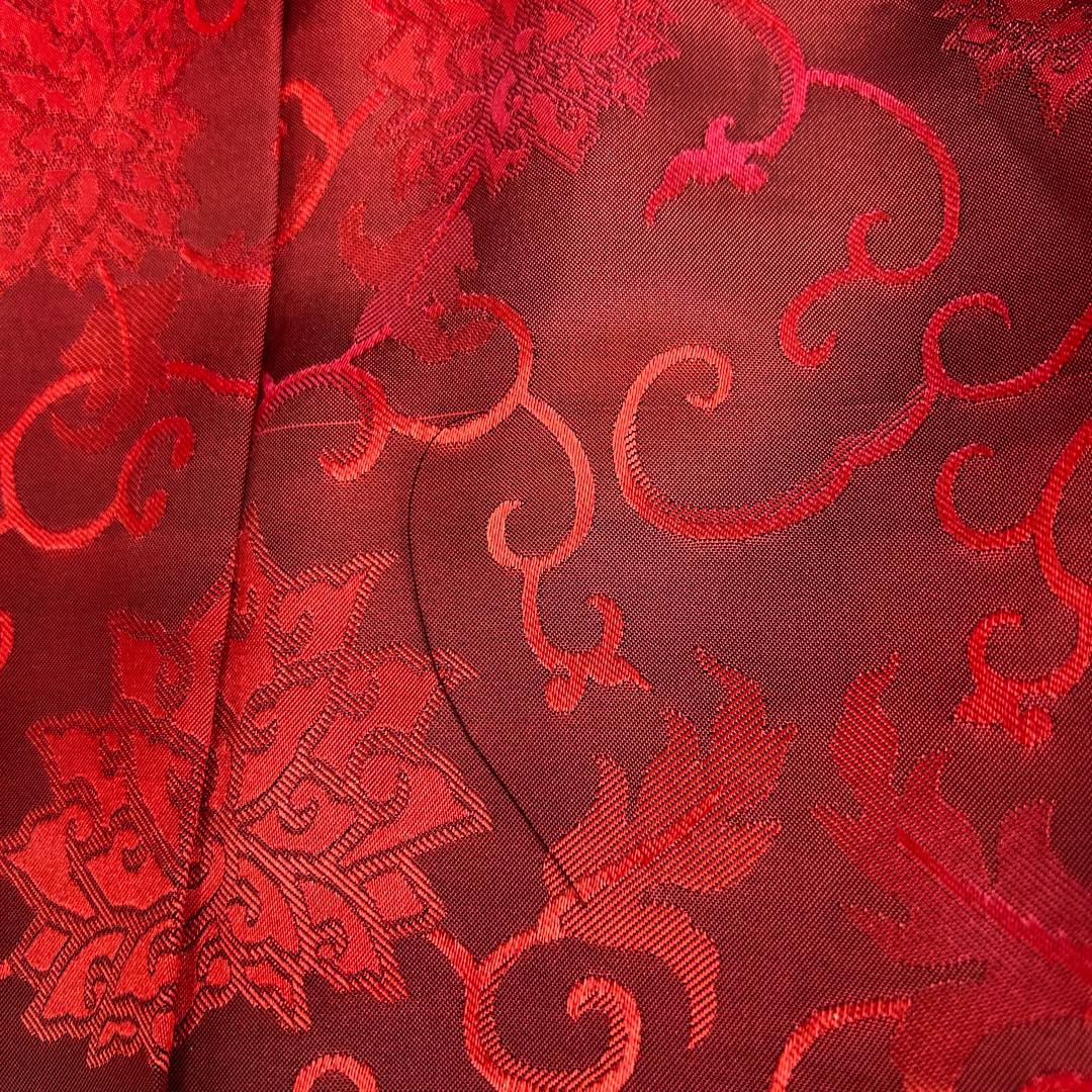 VIVIENNE TAM マオカラー アンゴラコート チャイナボタン ファー付き