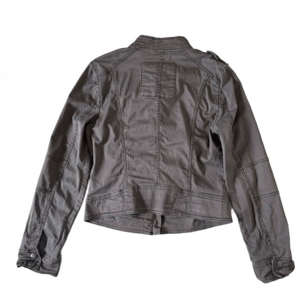 HOLLISTER Y2K グランジ ダークコア ミリタリー ジャケット