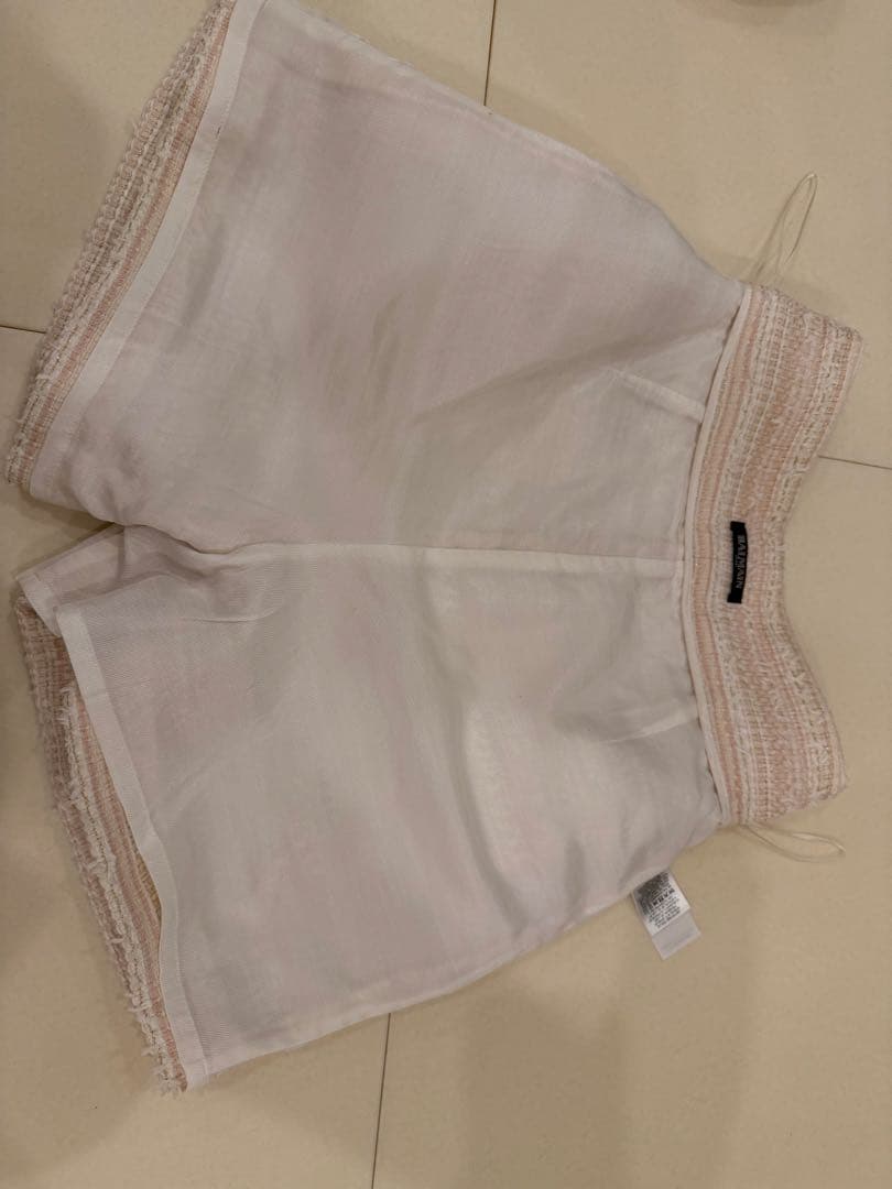 Mimi様　BALMAIN ラメ入りツイード ハイウエストショートパンツ　34