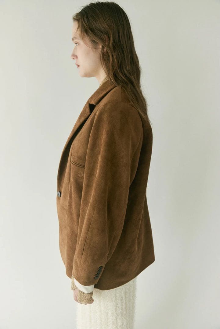 eaphi CLASSIC WAVE JACKET ー FAUX SUEDE