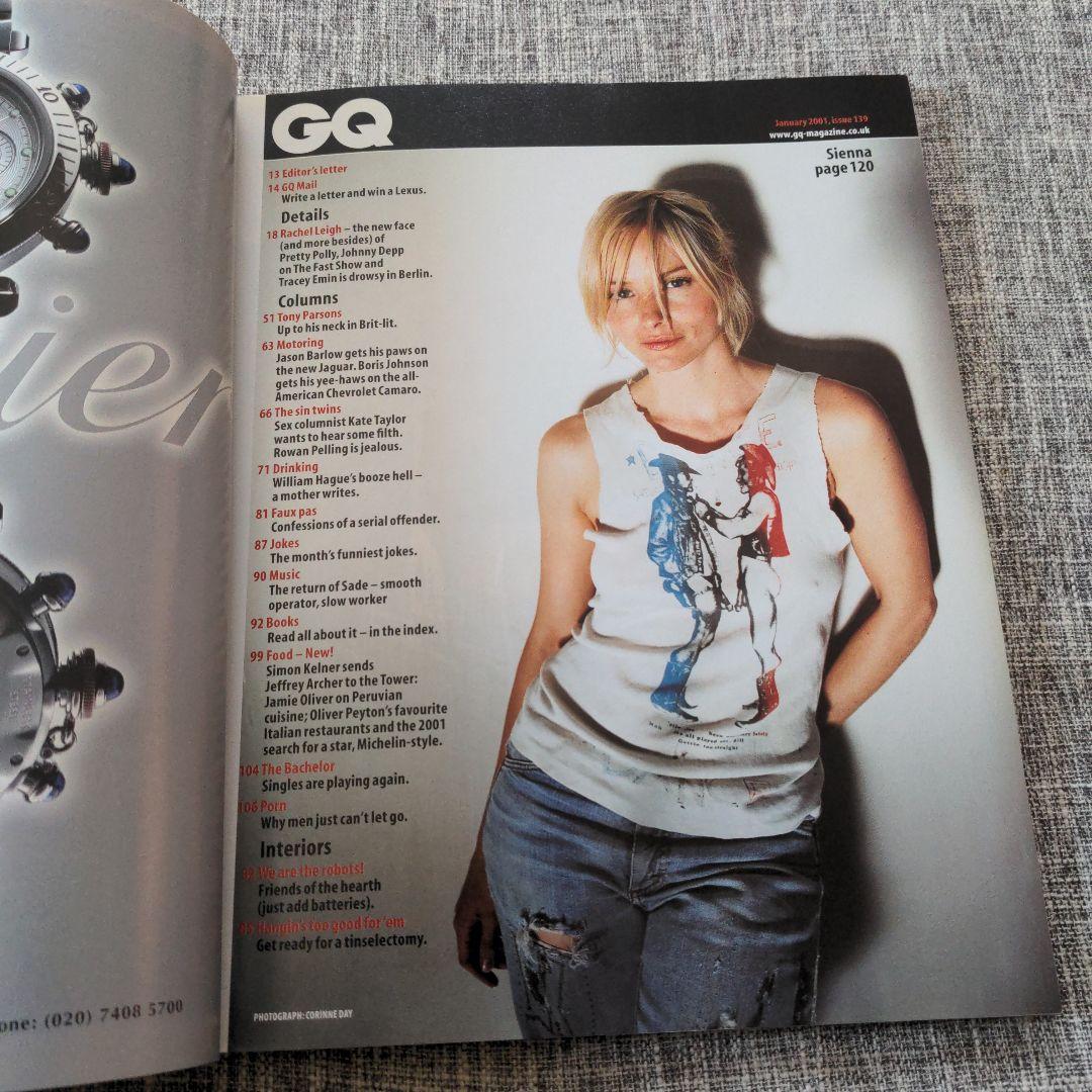 その他 GQ january 2001 Gisele