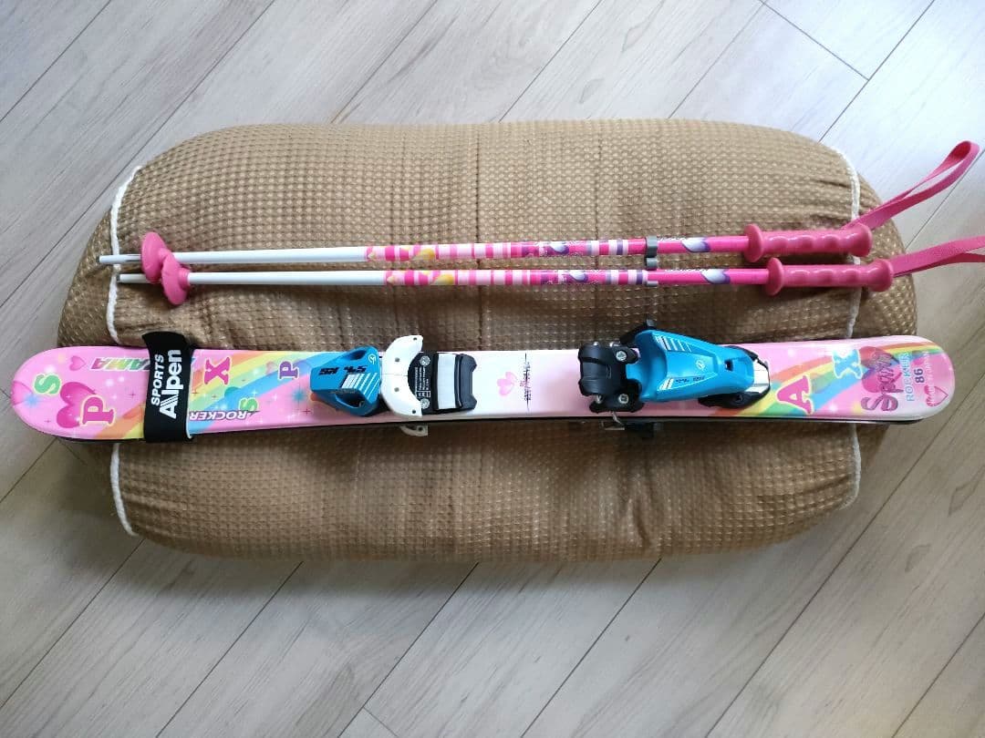 未来ママ　Alpen KAZAMA 子供用スキーセット