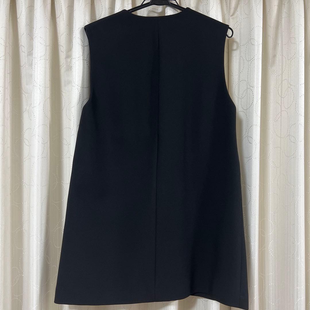 お値下げしました！新品未使用　CELFORD パールベスト　ジレ　ブラック