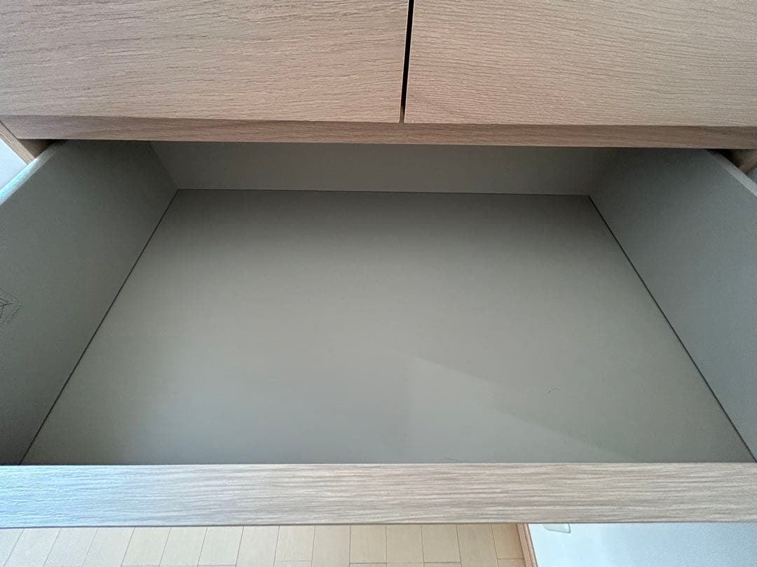 【送料込】IKEA マルム チェスト 引き出し6つ ③