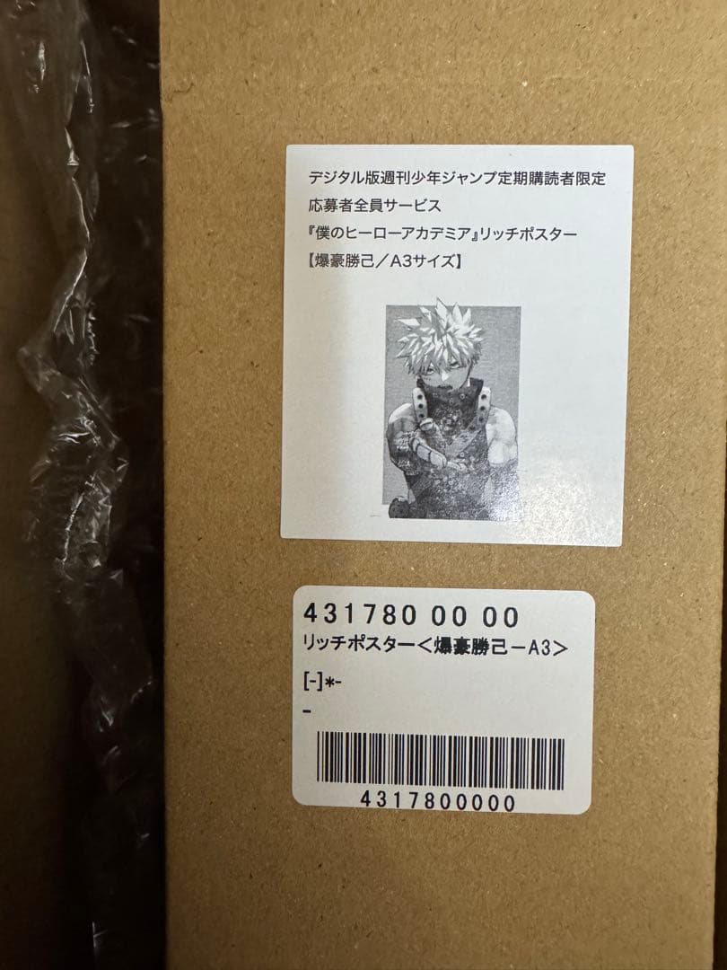 ヒロアカ リッチポスター3種セット　A3