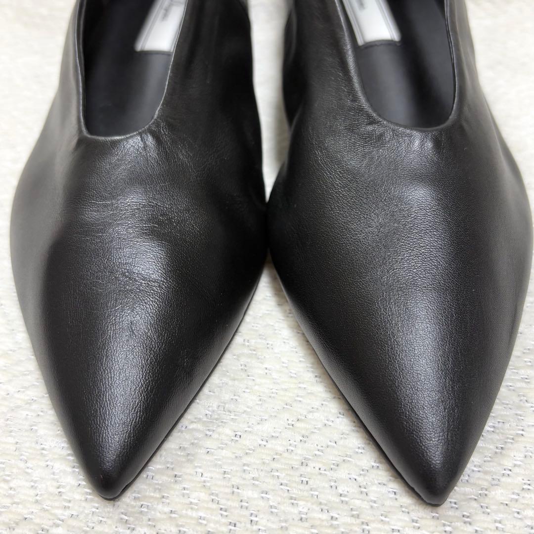 専用 Dhyana. 金子綾 現行モデル 本革 ポインテッドフラットシューズ